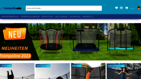 What Trampolin.one website looked like in 2023 (This year)
