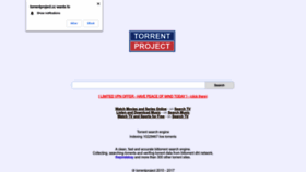 What Torrentproject.cc website looked like in 2023 (This year)