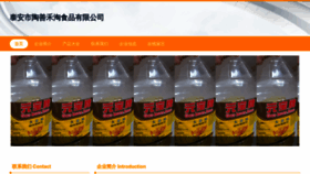 What Taoshanhetao.com website looked like in 2023 (This year)