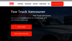 What Towtrucknowbc.ca website looked like in 2023 (This year)