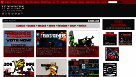 What Tformers.com website looked like in 2023 (This year)