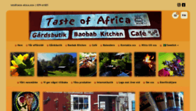 What Taste-africa.com website looked like in 2023 (This year)