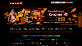 What Takasi4d.live website looked like in 2023 (This year)