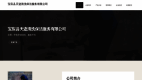 What Tianji629.com website looked like in 2023 (This year)
