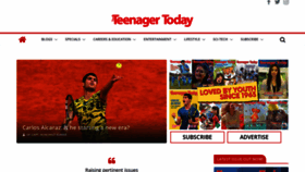 What Theteenagertoday.com website looked like in 2023 (This year)
