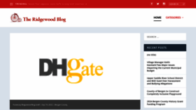 What Theridgewoodblog.net website looked like in 2023 (This year)