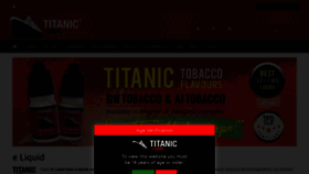 What Titaniceliquid.co.uk website looked like in 2023 (This year)