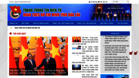 What Tinhdoandaklak.gov.vn website looked like in 2023 (This year)