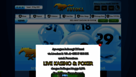 What Totoklpools.com website looked like in 2023 (This year)