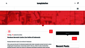 What Templateinn.com website looked like in 2023 (This year)