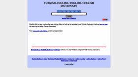 What Turkishdictionary.net website looked like in 2023 (This year)