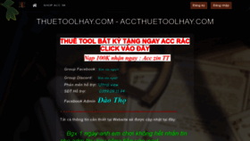 What Thuetoolhay.com website looked like in 2023 (This year)