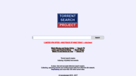 What Torrentproject2.se website looked like in 2023 (This year)
