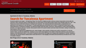 What Tuscaloosaapartmentguide.com website looked like in 2023 (This year)