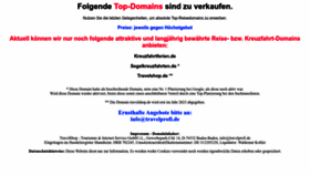 What Travelshop.de website looked like in 2023 (This year)