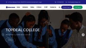 What Topdealcollege.com website looked like in 2023 (This year)
