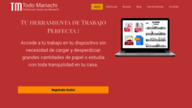 What Todomariachi.com website looked like in 2023 (This year)