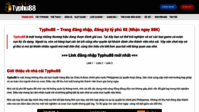 What Typhu88.life website looked like in 2023 (This year)