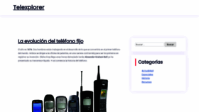 What Telexplorer.es website looked like in 2023 (This year)