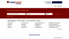 What Touristikcareer.de website looked like in 2023 (This year)