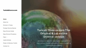 What Turkishdivorce.com website looked like in 2023 (This year)
