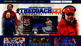 What Thecoach123.com website looked like in 2023 (This year)