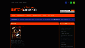 What Thewatchcartoononline.tv website looked like in 2023 (This year)