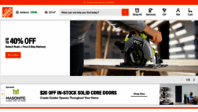 What Thehomedepot.com website looked like in 2023 (This year)