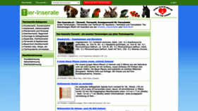 What Tierinserate.ch website looked like in 2023 (This year)