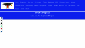 What Technicalsymposium.com website looked like in 2023 (This year)
