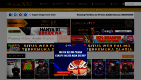 What Tv1.indositusxxi.id website looked like in 2023 (This year)
