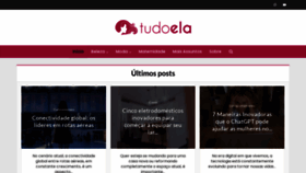What Tudoela.com website looked like in 2023 (This year)