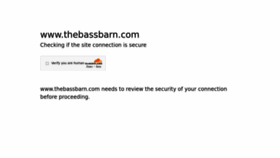 What Thebassbarn.com website looked like in 2023 (This year)