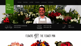 What Theflowerman.com.au website looked like in 2023 (This year)