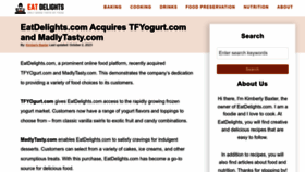What Tfyogurt.com website looked like in 2023 (This year)