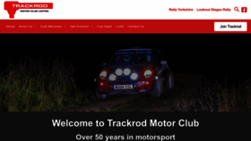 What Trackrodmotorclub.co.uk website looked like in 2023 (This year)