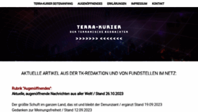 What Terra-kurier.de website looked like in 2023 (This year)