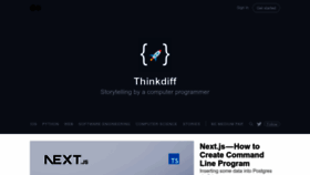 What Thinkdiff.net website looked like in 2023 (This year)