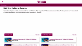 What Teernews.in website looked like in 2023 (This year)