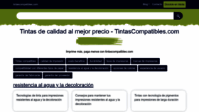 What Tintascompatibles.com website looked like in 2023 (This year)