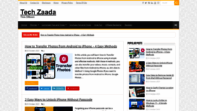 What Techzaada.com website looked like in 2023 (This year)