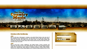 What Thisdayincountrymusic.com website looked like in 2023 (This year)