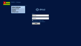 What Togo.dhis2.org website looked like in 2023 (This year)