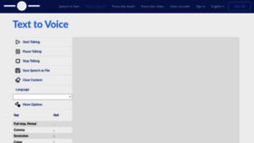 What Textfromtospeech.com website looked like in 2023 (2 years ago)