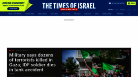 What Timesofisrael.com website looked like in 2023 (This year)