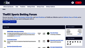 What Therxforum.com website looked like in 2023 (This year)