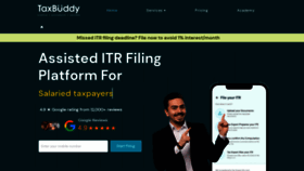What Taxbuddy.com website looked like in 2023 (This year)