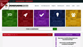 What Thecrowdfundingcenter.com website looked like in 2023 (This year)