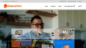 What Thuiscomfort.nl website looked like in 2023 (This year)