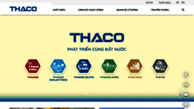 What Thacogroup.vn website looked like in 2023 (This year)